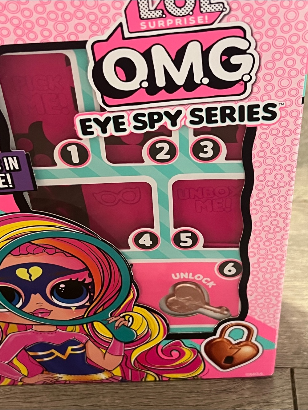 LOL SURPERISE EYE SPY SERIES SABRINA SPY DOLL OMG [Superhero] 15 SURPRISES NEW - Picture 2 of 4